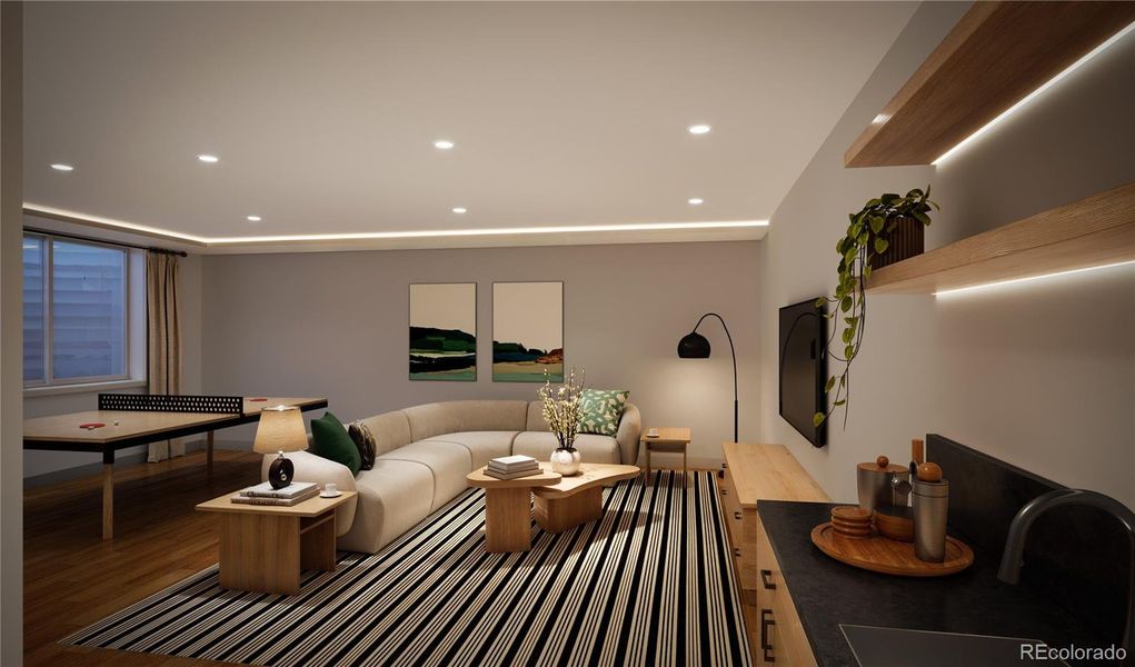 Furnished interior view inside a new home in , Arvada (Image 3). Furnished interior view inside a new home in , Arvada (Image 3).