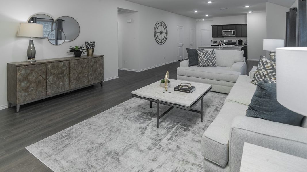 Furnished interior view inside a new home in Valor Farms, Royse City (Image 17).