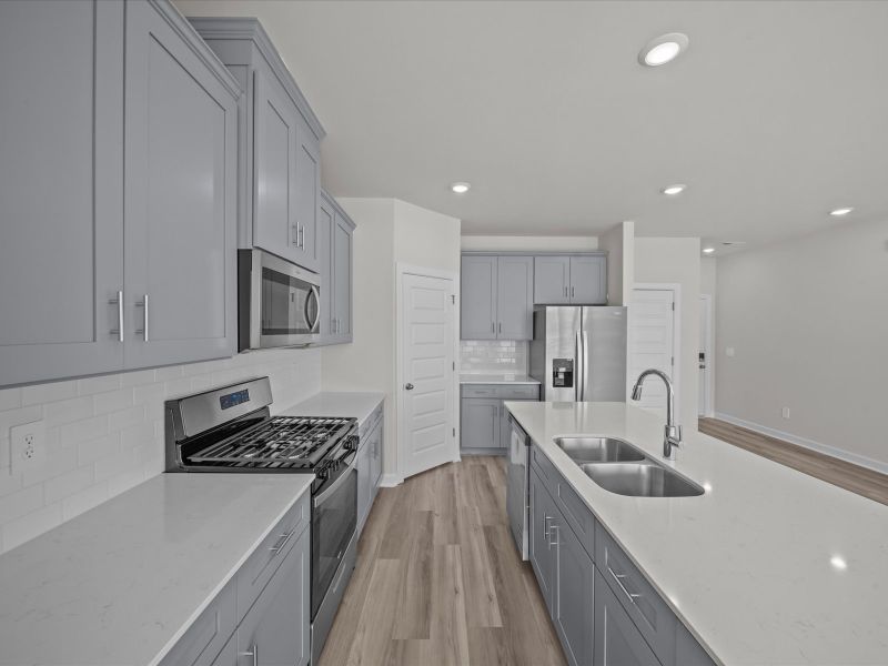 Furnished interior view inside a new home in Northbrook Village Townes, Taylors (Image 4).