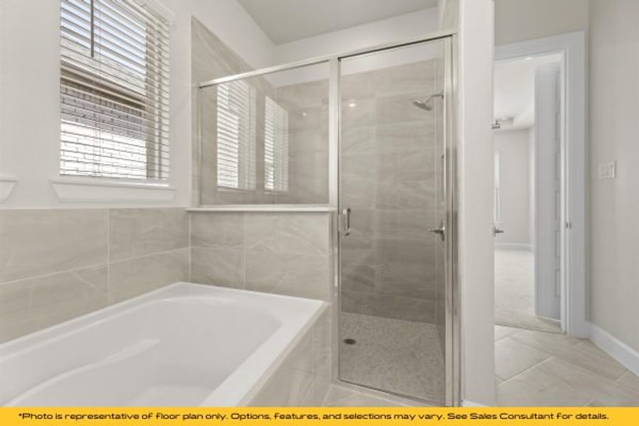 Representative furnished interior of a home built from the The Cayman by Stonefield Homes in The Highlands, Rockwall (Image 62).