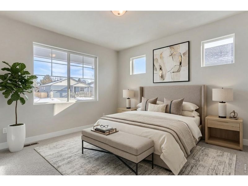 Furnished interior view inside a new home in Farmstead, Berthoud (Image 29).