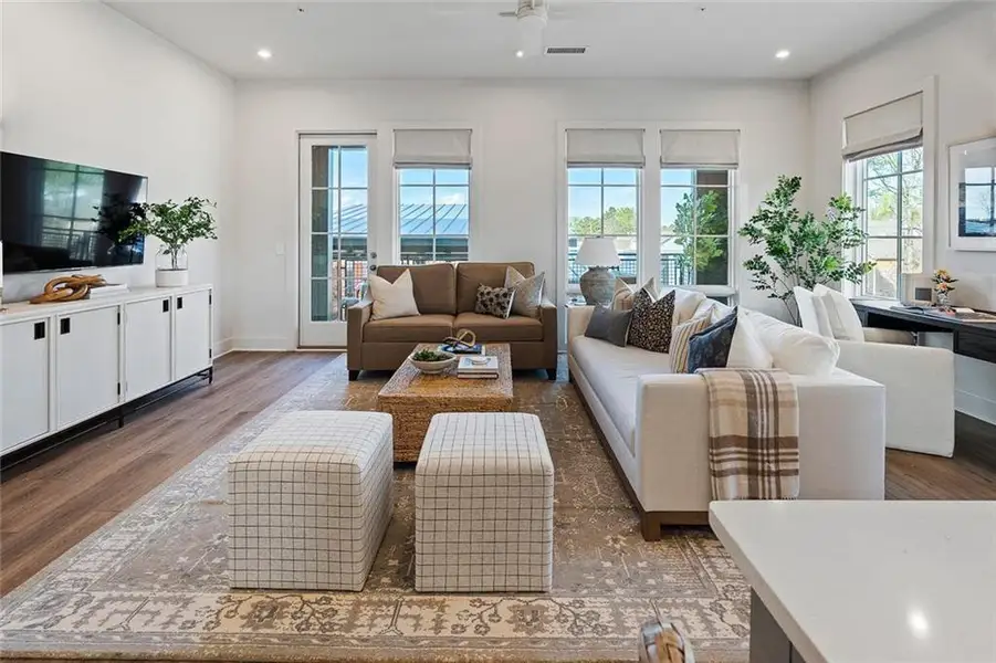 Furnished interior view inside a new home in , Atlanta (Image 13).
