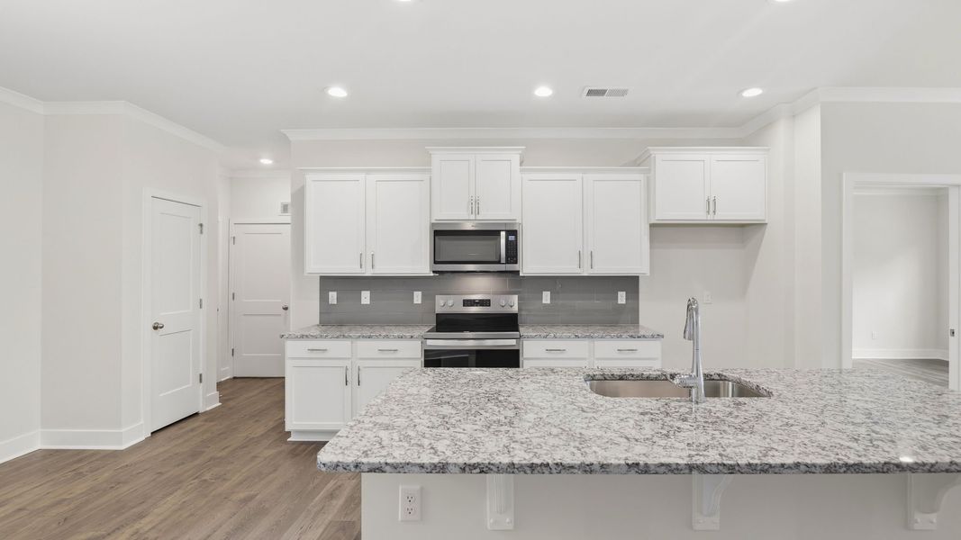 Furnished interior view inside a new home in Pleasant Grove, Weaverville (Image 6).