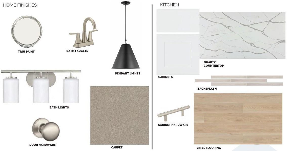 Sample of building materials used in homes in Edgewood, Leander (Image 4).
