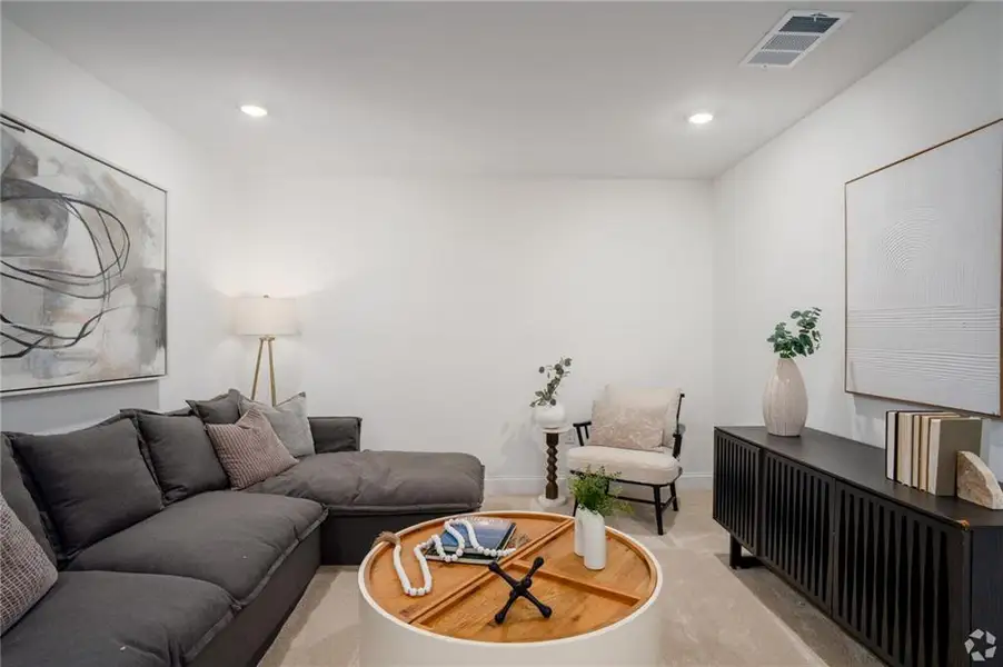 Furnished interior view inside a new home in , Cartersville (Image 32).