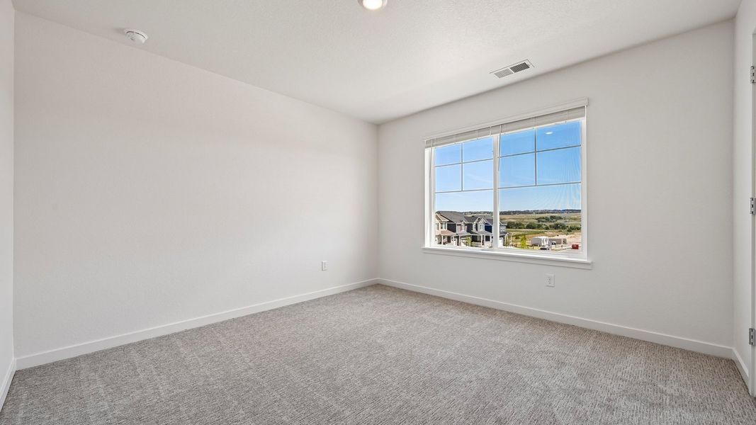Spacious, unfurnished interior of a new home in Trails at Crowfoot, Parker (Image 16). Spacious, unfurnished interior of a new home in Trails at Crowfoot, Parker (Image 16).