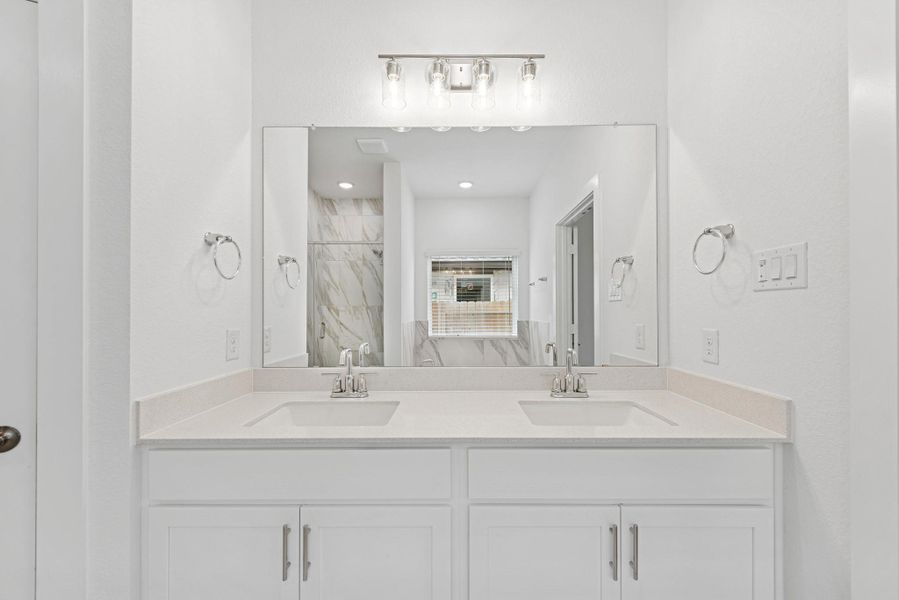 Furnished interior view inside a new home in Marvida, Cypress (Image 8).
