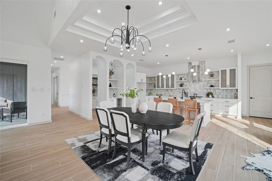 Furnished interior view inside a new home in , Tool (Image 26).