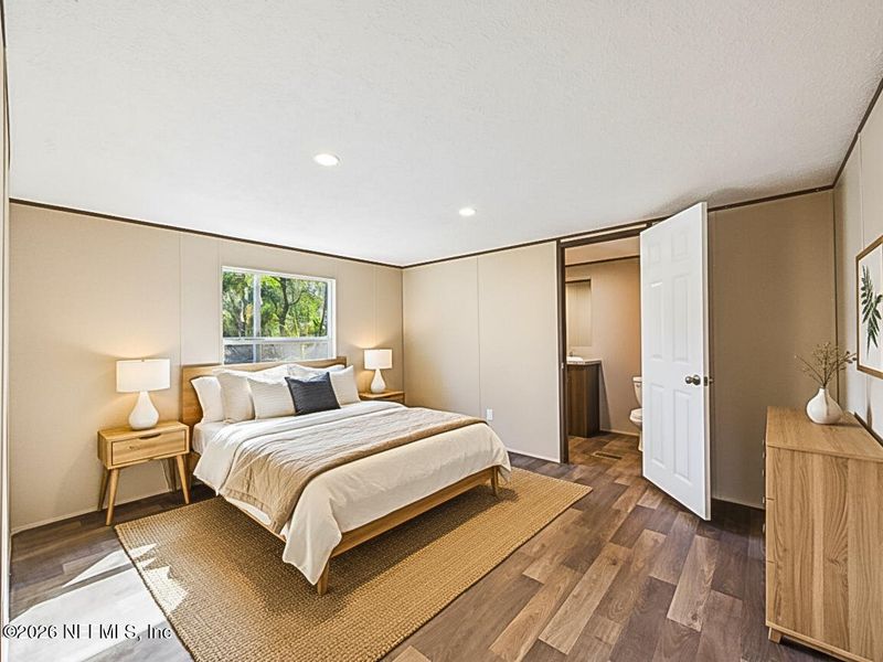 Furnished interior view inside a new home in , Hawthorne (Image 8).