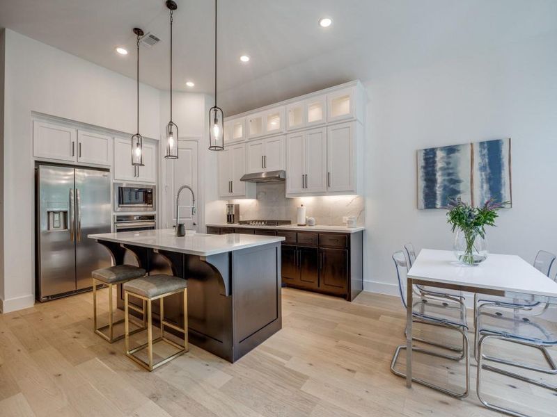 Furnished interior view inside a new home in , Van Alstyne (Image 7).