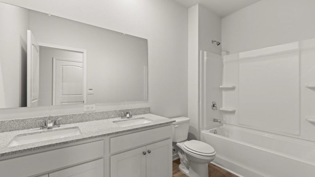 Furnished interior view inside a new home in Liberty Crossing, Braselton (Image 11).