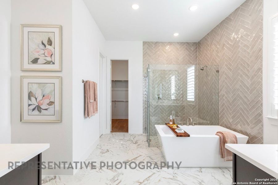 Furnished interior view inside a new home in Mont Blanc, Schertz (Image 22).