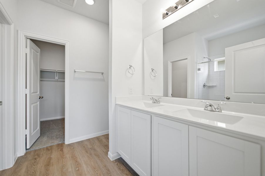 Furnished interior view inside a new home in The Pines at Seven Coves, Willis (Image 7).