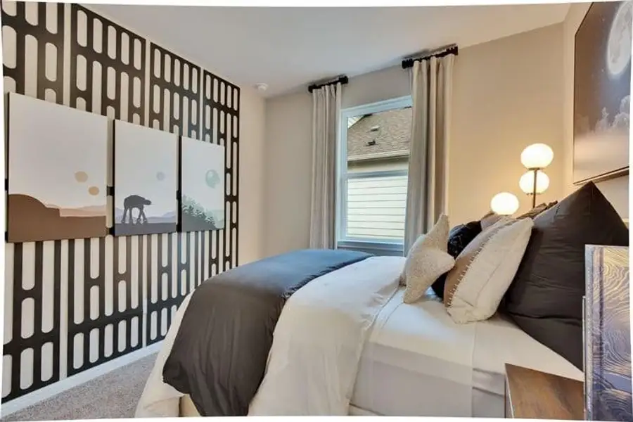 Furnished interior view inside a new home in The Ridge at Trinity Ranch, Elgin (Image 18).