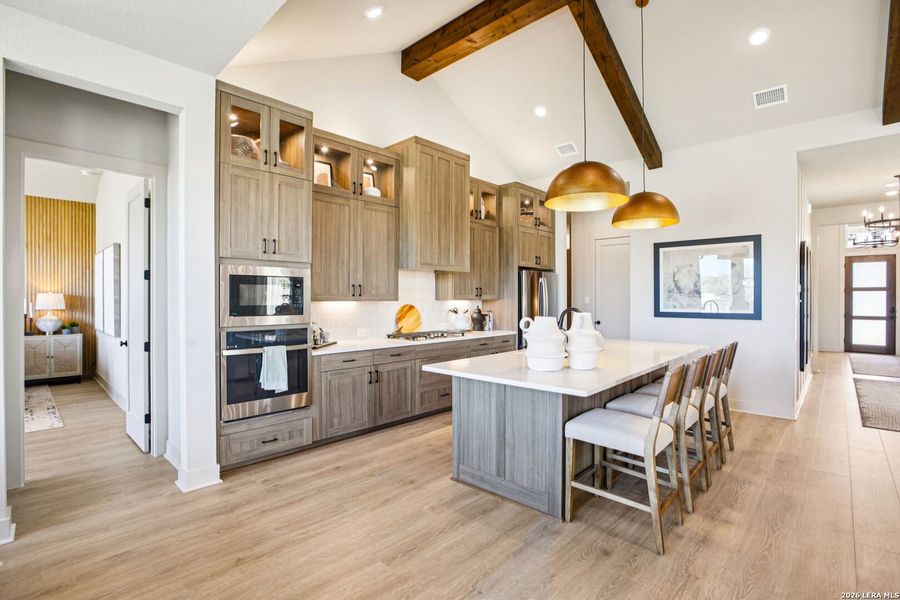 Furnished interior view inside a new home in Village at Three Oaks, Seguin (Image 15).