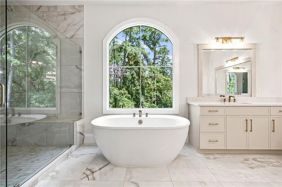 Furnished interior view inside a new home in , Milton (Image 15).