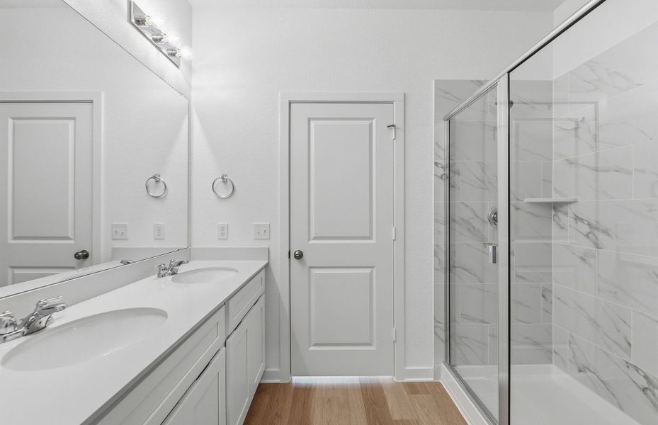 Furnished interior view inside a new home in Sunfield, Buda (Image 5).