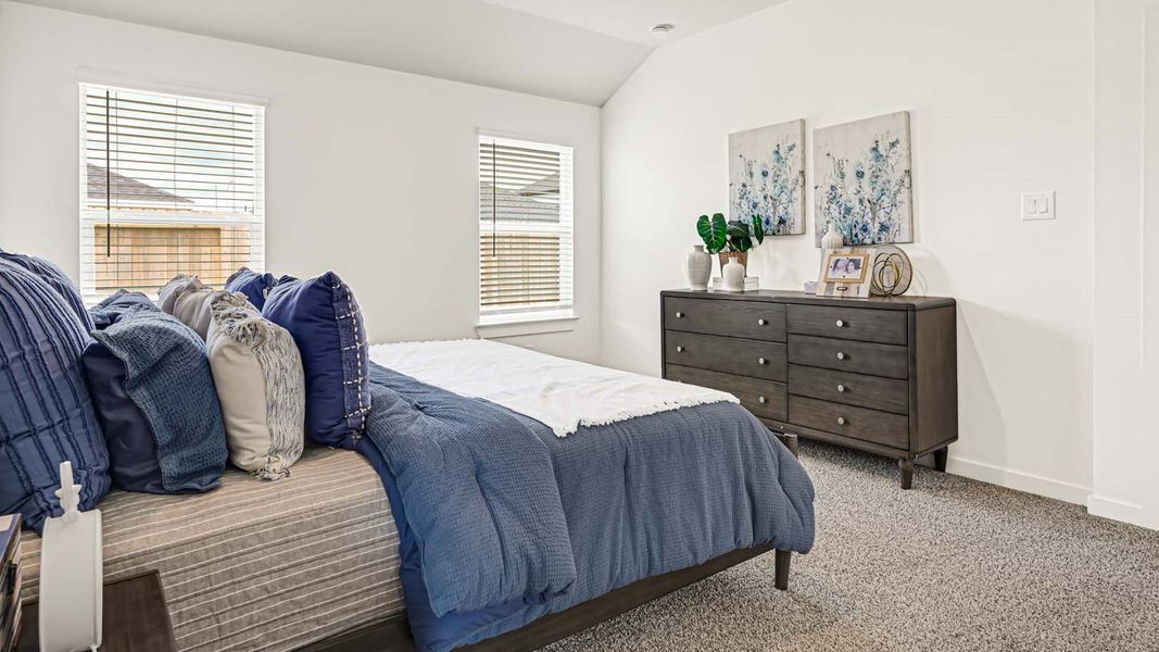 Furnished interior view inside a new home in Tamarron, Fulshear (Image 34).