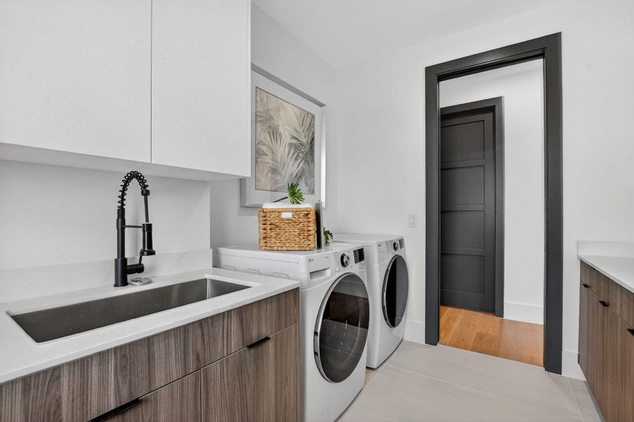 Furnished interior view inside a new home in , Boca Raton (Image 56).