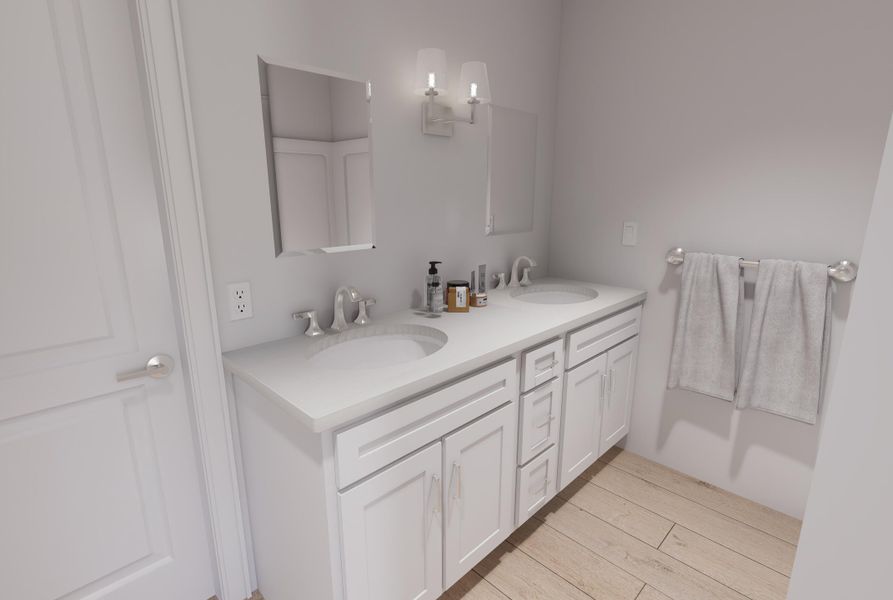 Furnished interior view inside a new home in , North Charleston (Image 10).