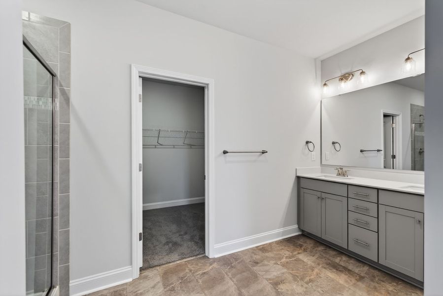 Furnished interior view inside a new home in Crystal Village, Albemarle (Image 8).