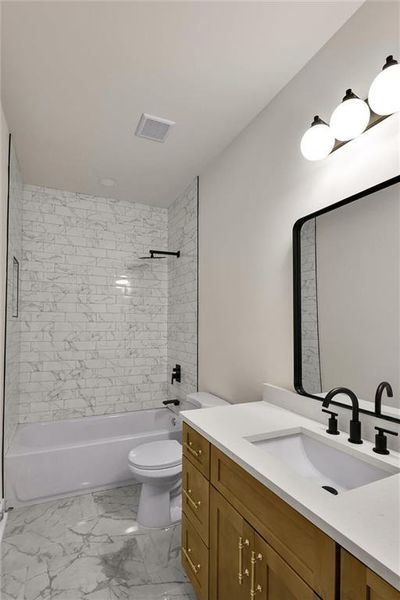 Furnished interior view inside a new home in , Atlanta (Image 10).