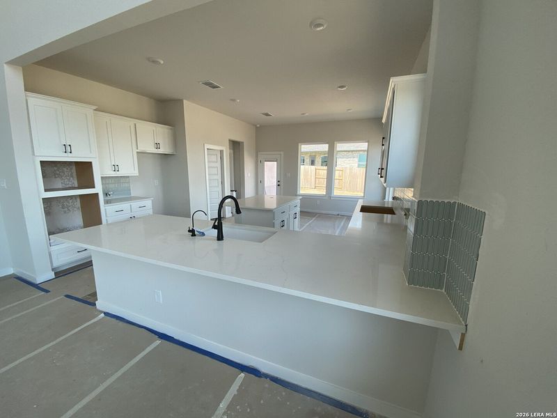 In-progress construction of a new home in Meyer Ranch, New Braunfels, TX (Image 24).