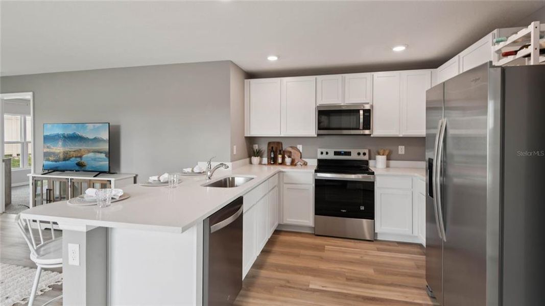 Furnished interior view inside a new home in Sandal Key, Weeki Wachee (Image 4).