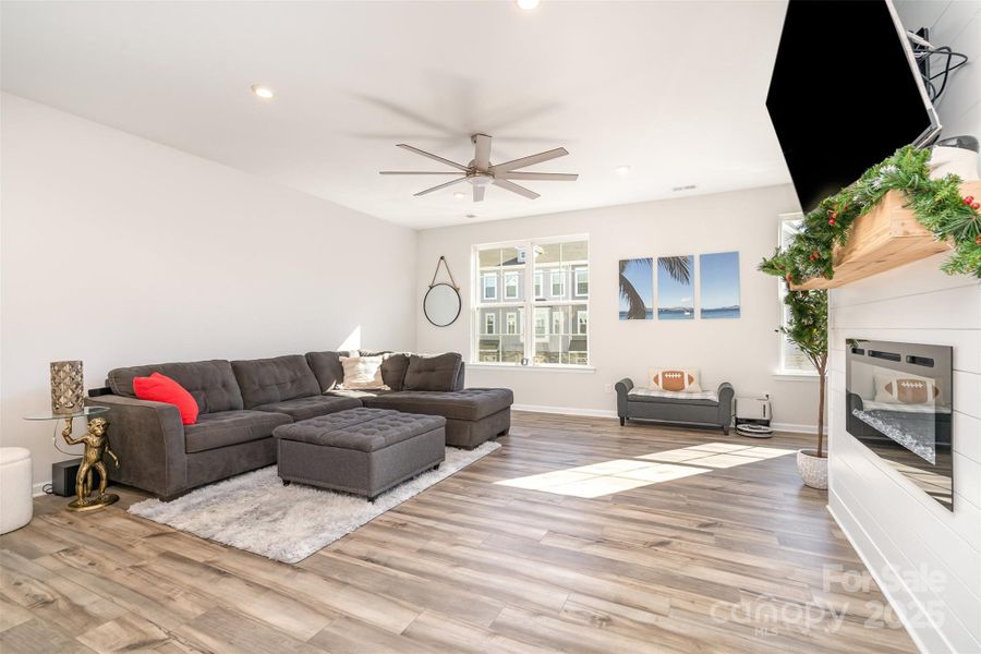 Large open floor plan