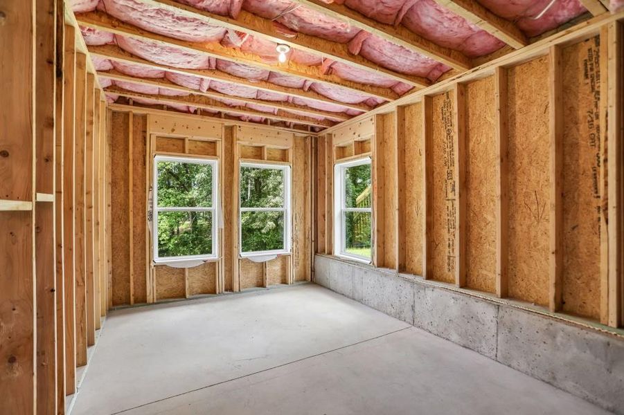 In-progress construction of a new home in , Marietta, GA (Image 51).