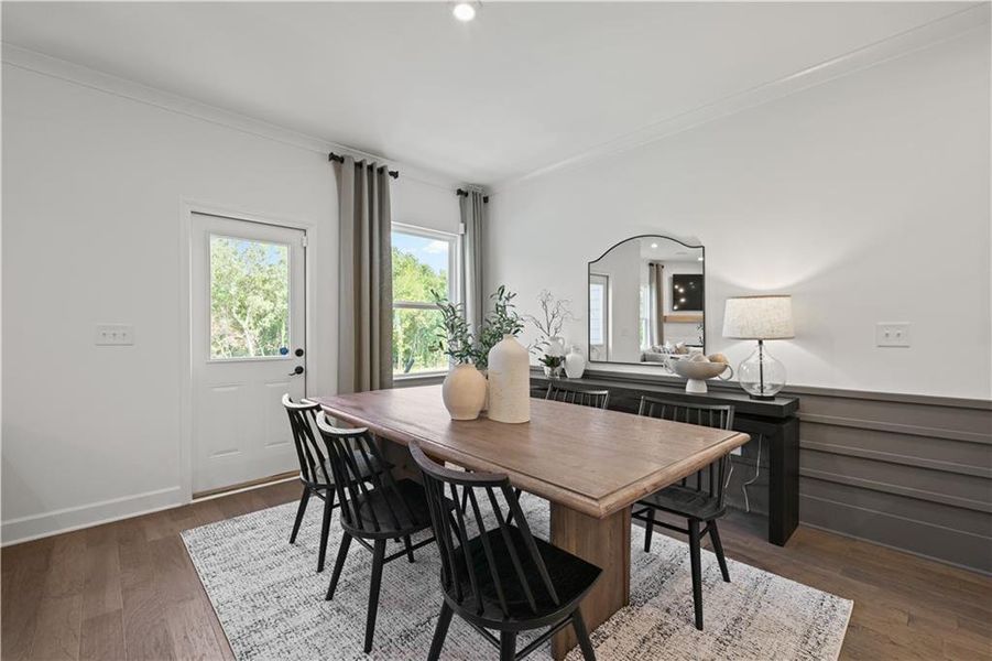 Furnished interior view inside a new home in Berkeley Mill, Cumming (Image 7).