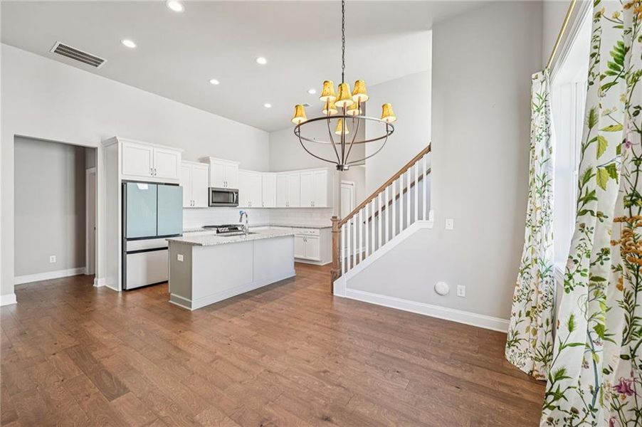 Furnished interior view inside a new home in , Canton (Image 5).