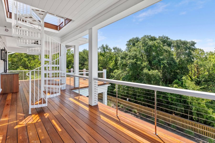 Exterior details and patio area of a home in , Sullivan's Island (Image 35). Exterior details and patio area of a home in , Sullivan's Island (Image 35).