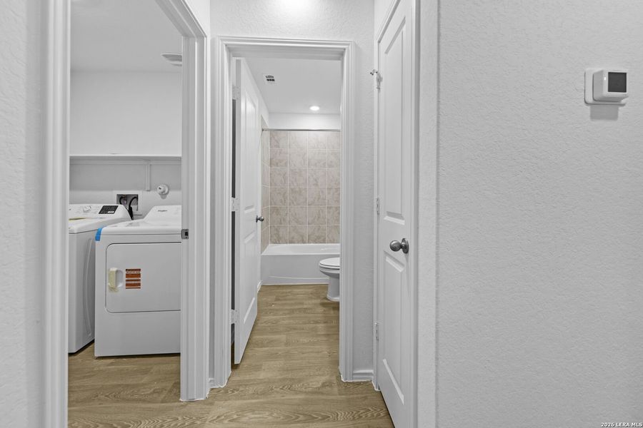 Furnished interior view inside a new home in Hickory Ridge, Elmendorf (Image 8).