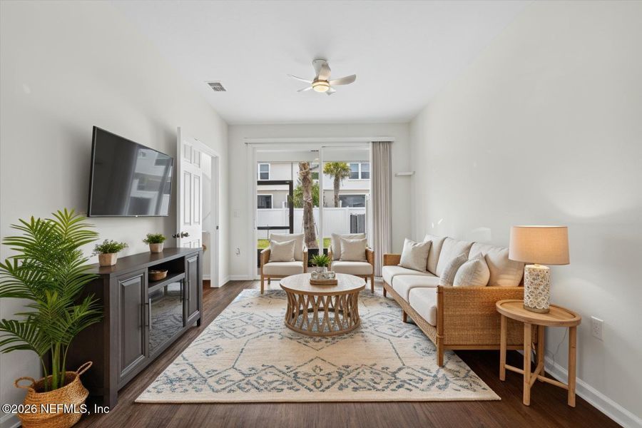 Furnished interior view inside a new home in Ravenswood Village, St. Augustine (Image 9).