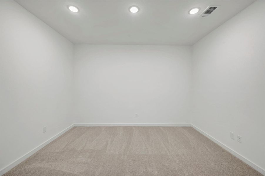 Dedicated media room