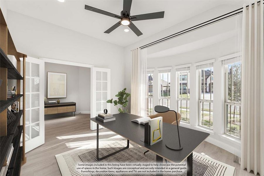 Furnished interior view inside a new home in West Crossing, Anna (Image 8). Furnished interior view inside a new home in West Crossing, Anna (Image 8).