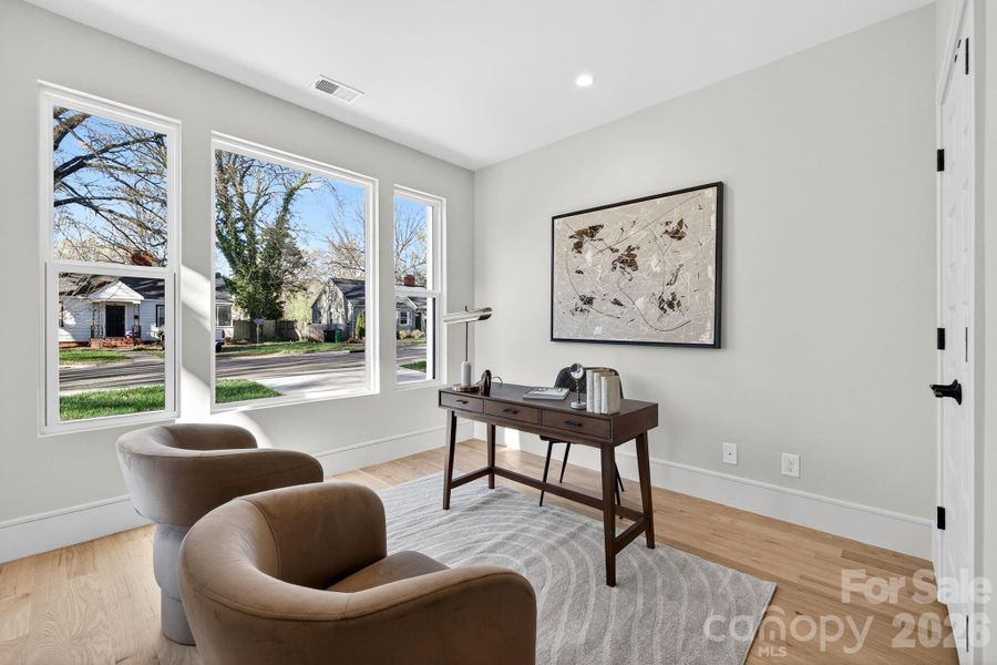 Furnished interior view inside a new home in , Charlotte (Image 12).
