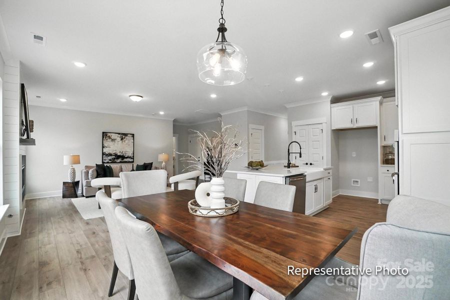 Furnished interior view inside a new home in Ashton Park, Monroe (Image 9).
