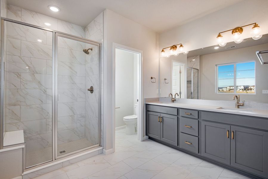 Furnished interior view inside a new home in Sterling Ranch, Littleton (Image 5).