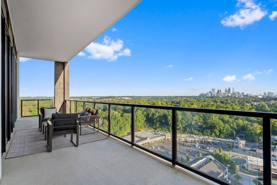 Exterior details and patio area of a home in The Dillon Buckhead, Atlanta (Image 27).