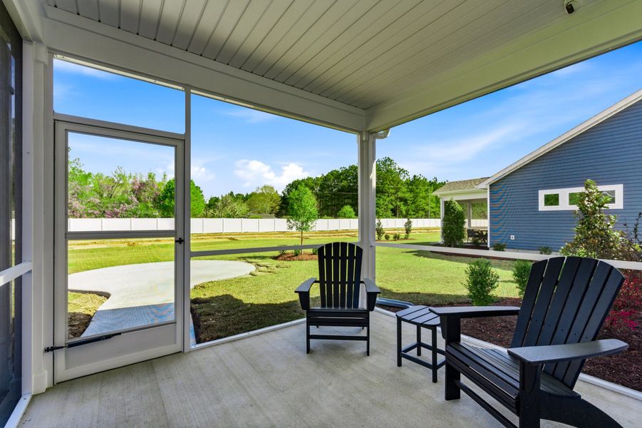 Exterior details and patio area of a home in Ambridge, Conway (Image 2). Exterior details and patio area of a home in Ambridge, Conway (Image 2).