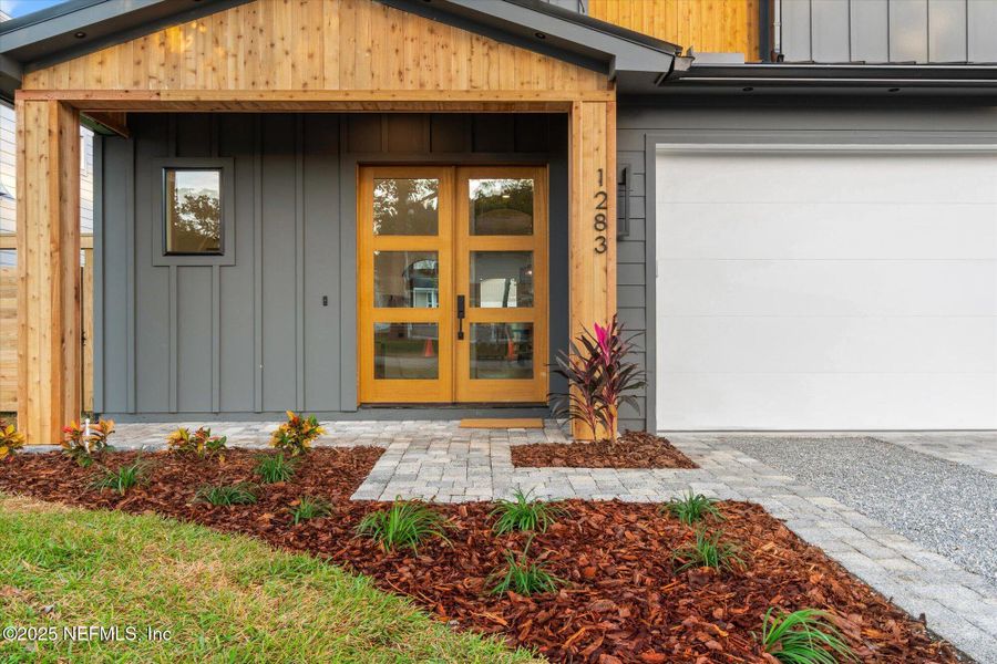 Exterior details and patio area of a home in , Jacksonville Beach (Image 23). Exterior details and patio area of a home in , Jacksonville Beach (Image 23).