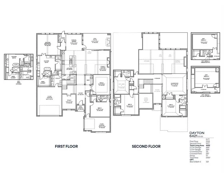 2D floor plan layout of this home in , Prosper, TX (Image 3). 2D floor plan layout of this home in , Prosper, TX (Image 3).