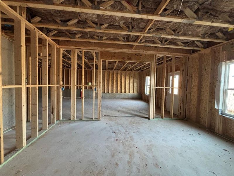 In-progress construction of a new home in Creekside, Dawsonville, GA (Image 69).
