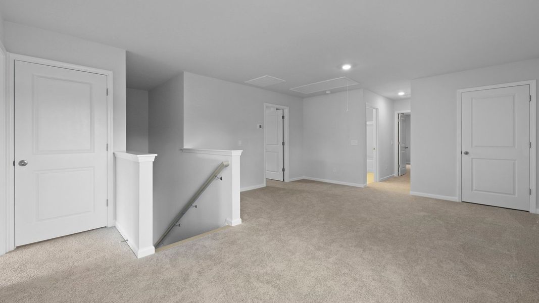 Representative unfurnished interior of a home built from the RUBY by D.R. Horton in Founders Corner, Summerville (Image 13).