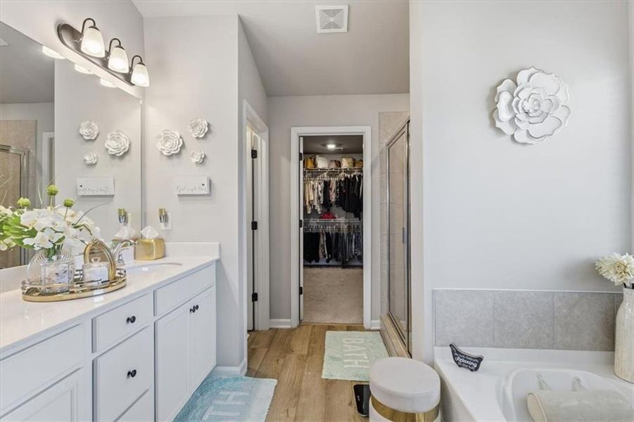 Furnished interior view inside a new home in , Locust Grove (Image 31). Furnished interior view inside a new home in , Locust Grove (Image 31).