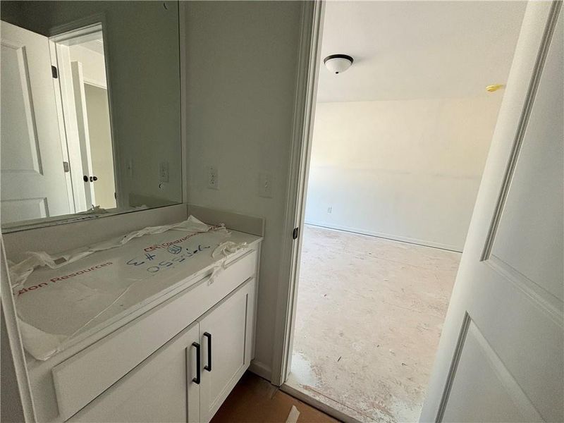 In-progress construction of a new home in Arbors at Richland Creek, Buford, GA (Image 30).