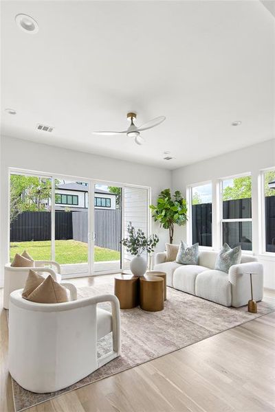 Furnished interior view inside a new home in , Dallas (Image 11).