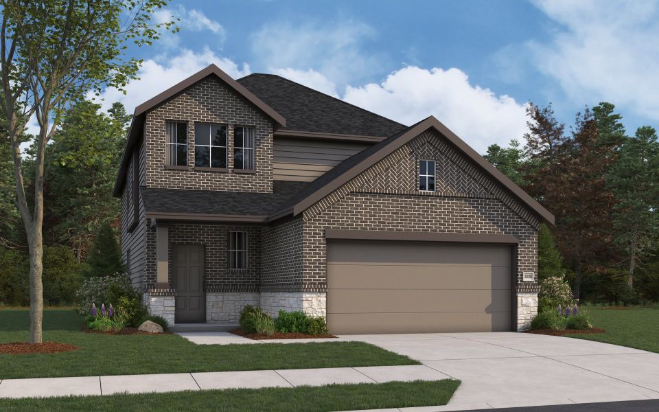 Rendering of floor plan. Colors and features may differ from shown representation.